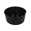 C16 Black Round Container