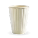 BIO 8OZ WHITE DOUBLE WALL CUP