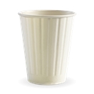 BIO WHITE 12OZ  DOUBLE WALL CUP
