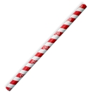 JUMBO RED AND WHITE BIO STRAW